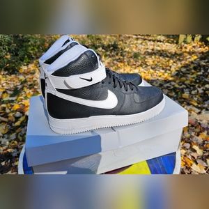 Nike Air Force HI Top '07 black white